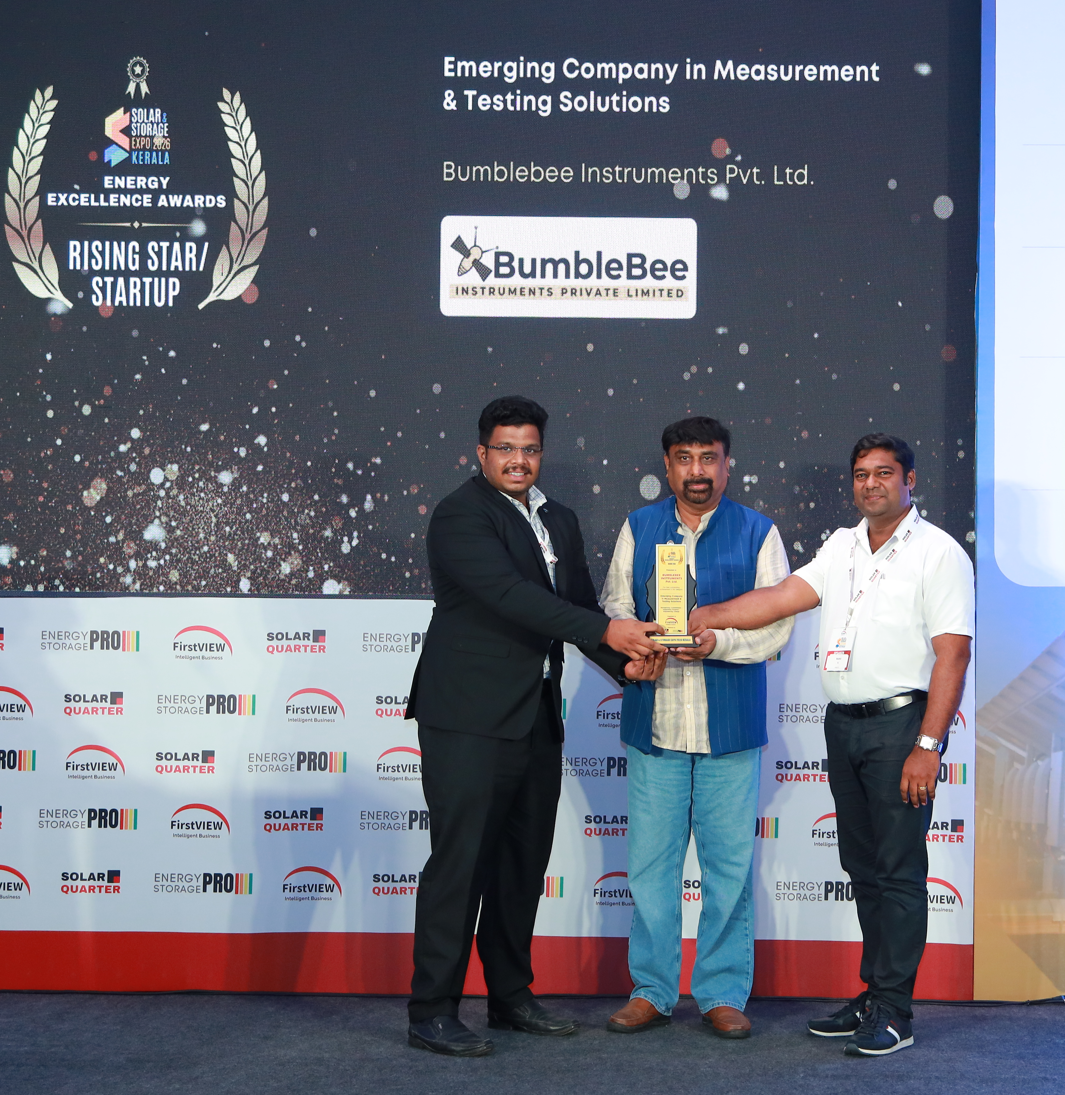 Emerging Company in Measurement & Testing Solutions award by SolarQuarter